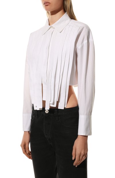 Хлопковая рубашка MSGM, арт. 3241MDE13 227260, фото 3