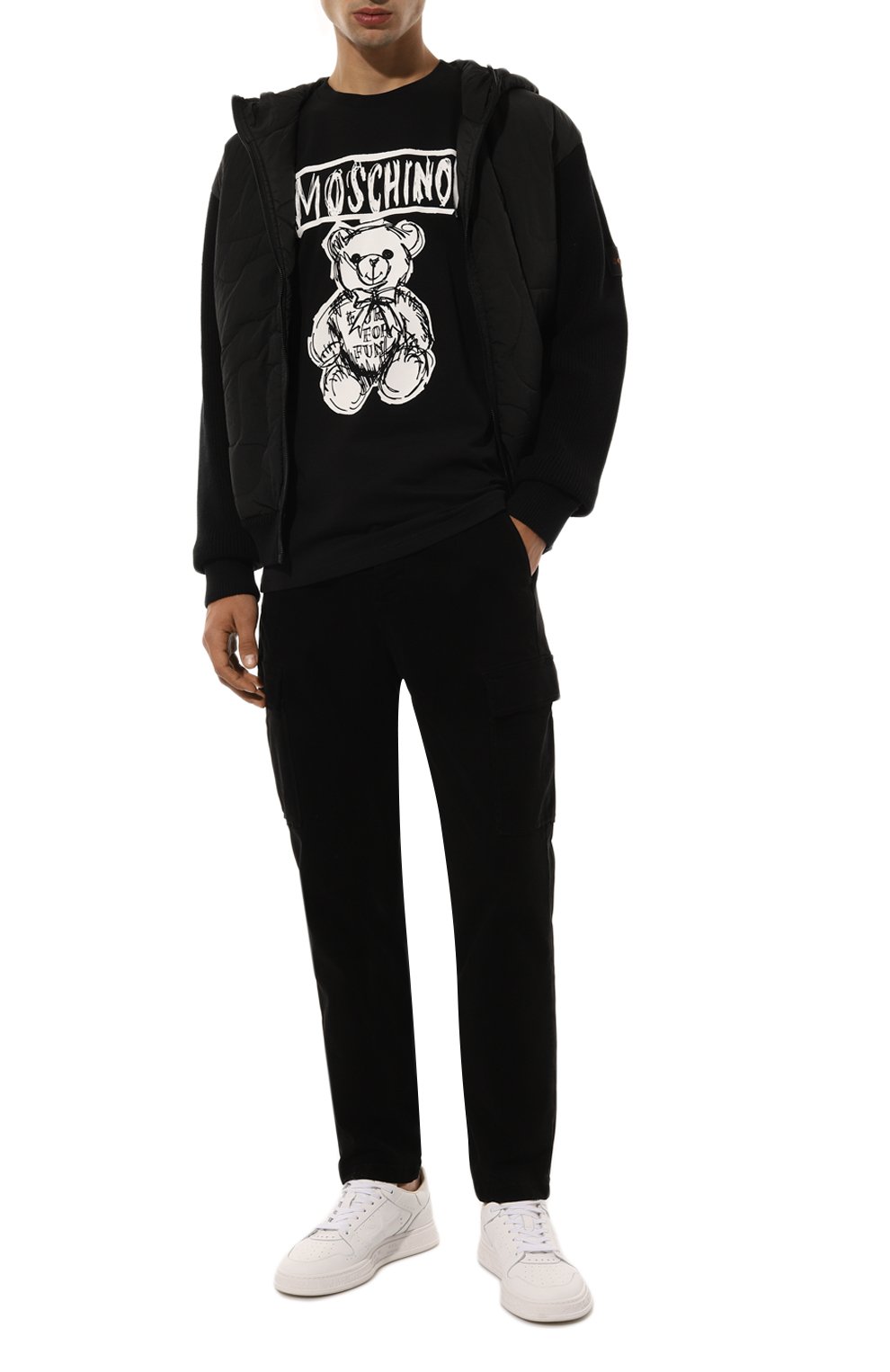 Хлопковая футболка MOSCHINO, арт. V0711/7041, фото 2