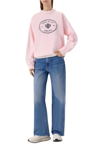 Хлопковый свитшот sporty & rich x hotel du cap-eden-roc SPORTY AND RICH, арт. ST07160621P140, фото 2