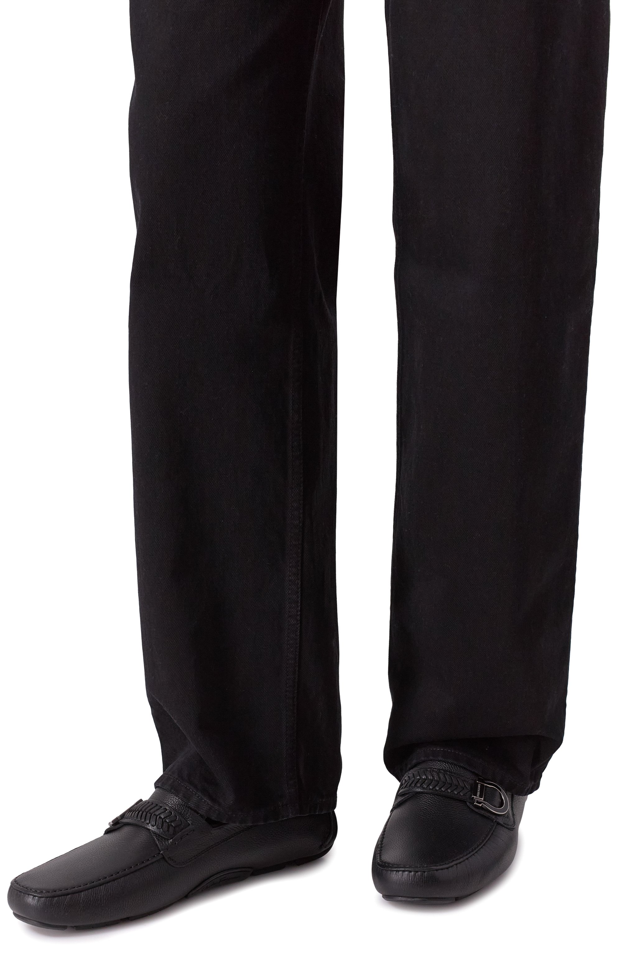 Кожаные мокасины FERRAGAMO, арт. 028999/774657, фото 3