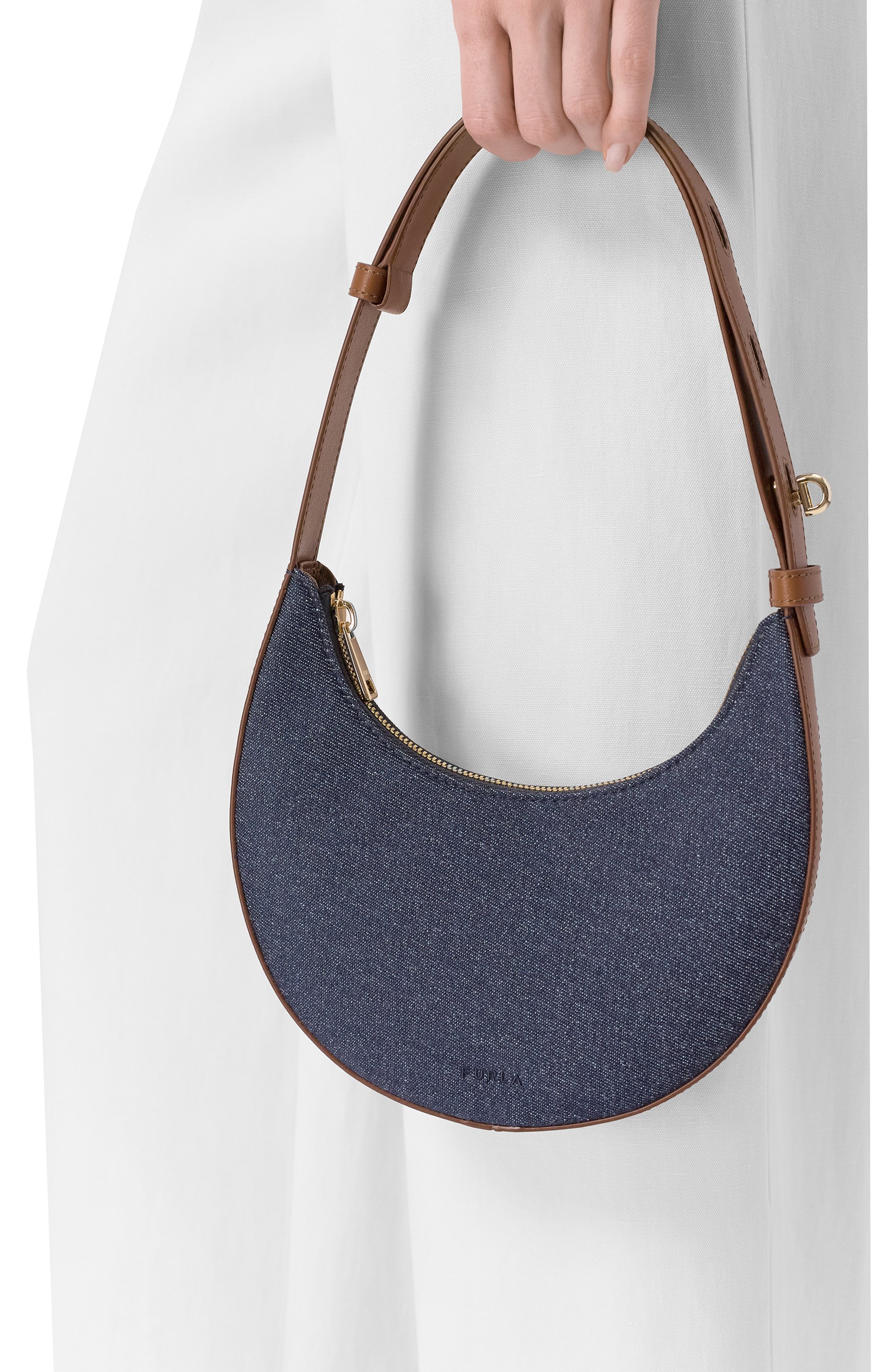 Сумка furla delizia mini FURLA темно-синего цвета по цене 22000 руб., арт. WE00649/DE0000, фото 2 Сумка furla delizia mini FURLA, арт. WE00649/DE0000, фото 2