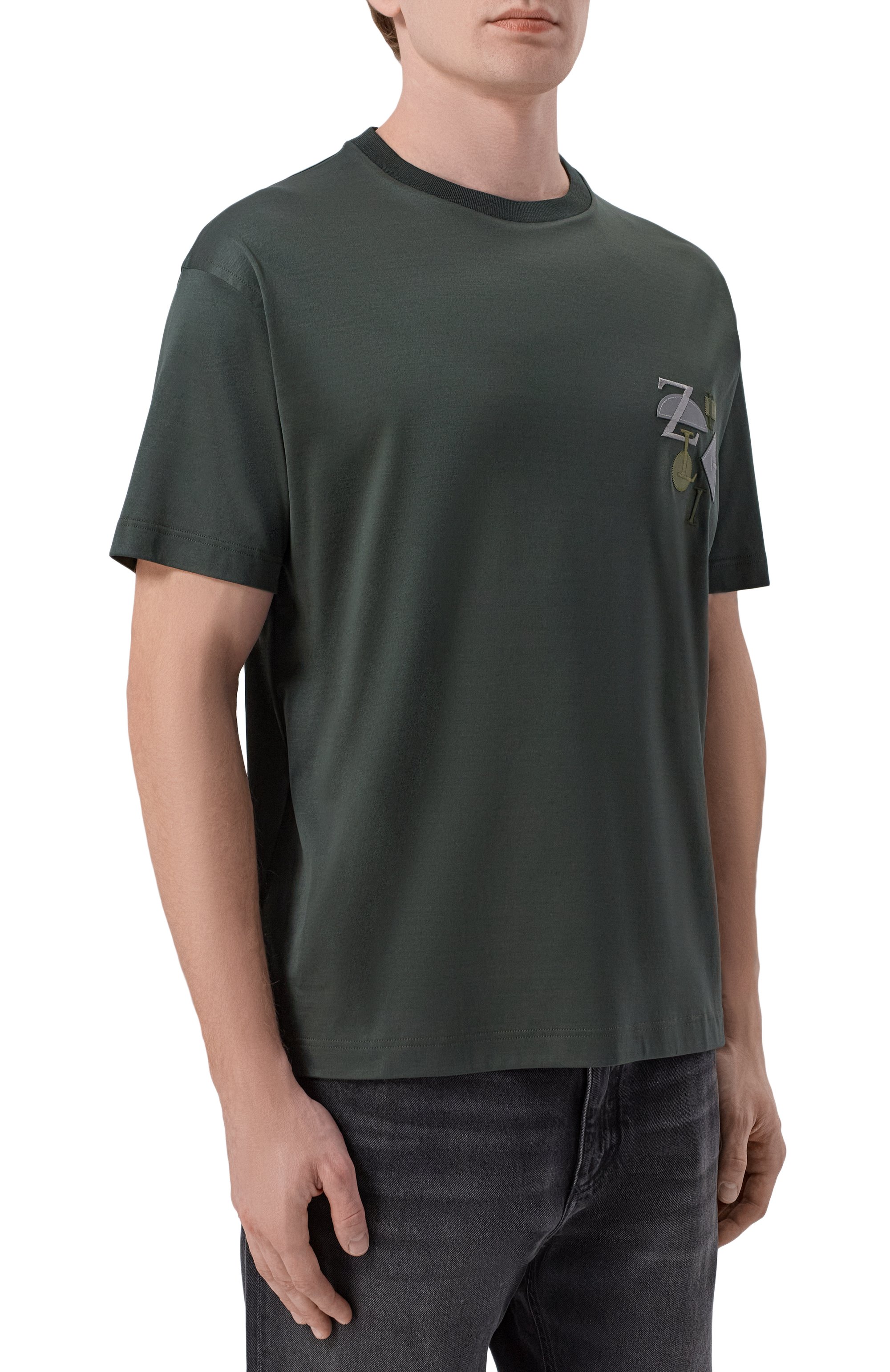 Хлопковая футболка ZILLI, арт. TSR03PM1171VZBR00, фото 3