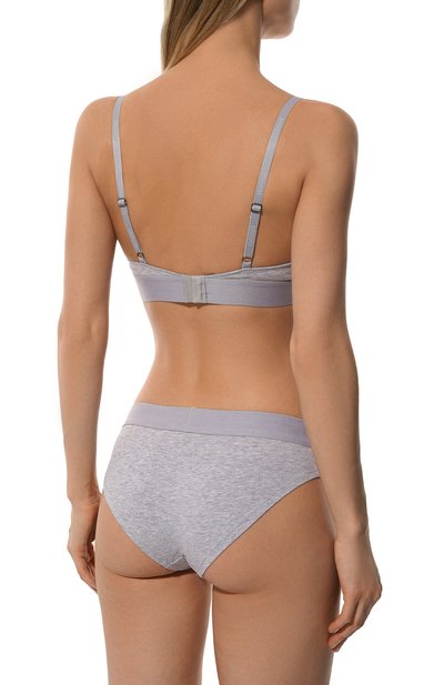 Бюстгальтер с треугольными чашками HUGO серого цвета по цене 6425 руб., арт. 50503098, фото 3 Бюстгальтер с треугольными чашками HUGO, арт. 50503098, фото 3