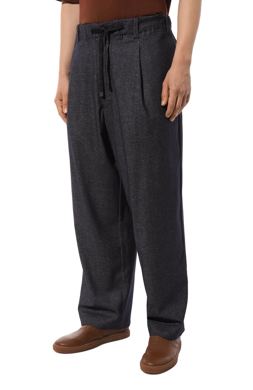 Брюки из шерсти и хлопка GIORGIO ARMANI, арт. 6RSP9I/SNE1Z, фото 3