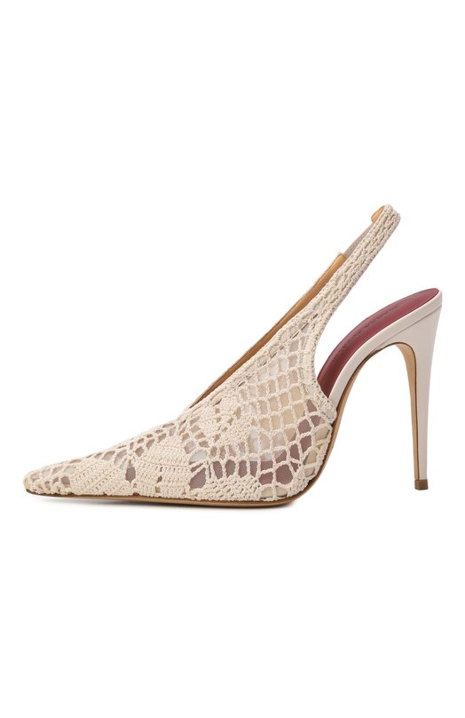 Текстильные туфли Magda Butrym 610525 Кремовый  610525 Фото 4