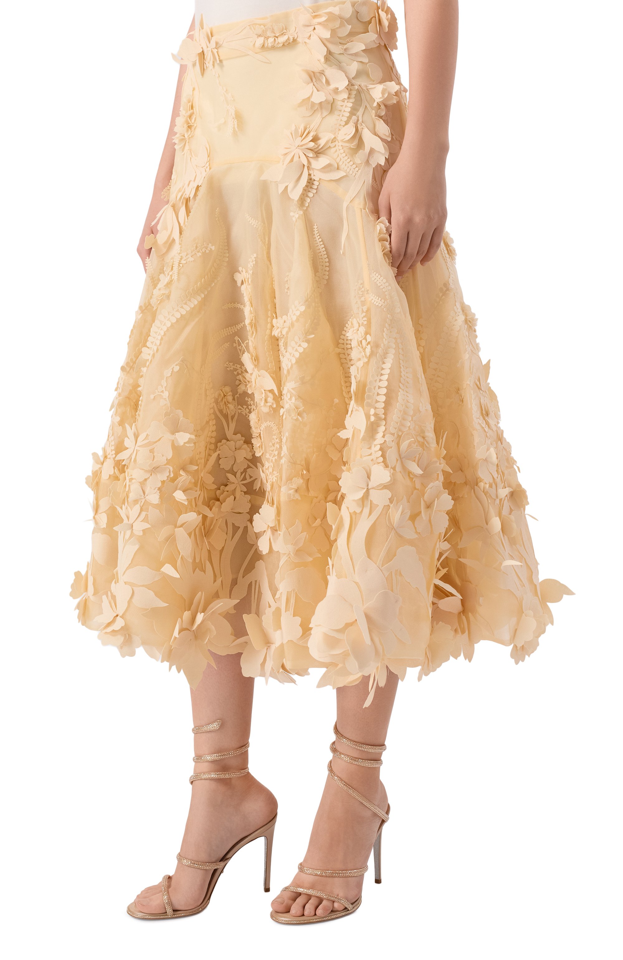 Шелковая юбка ZIMMERMANN, арт. 5629SF251, фото 3