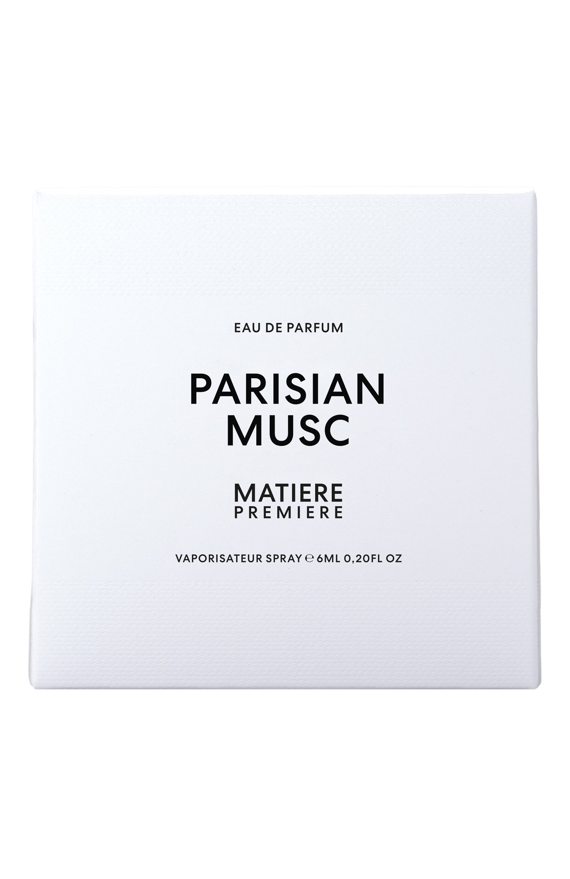 Парфюмерная вода parisian musc (6ml) MATIERE PREMIERE, арт. 3770007317247, фото 4