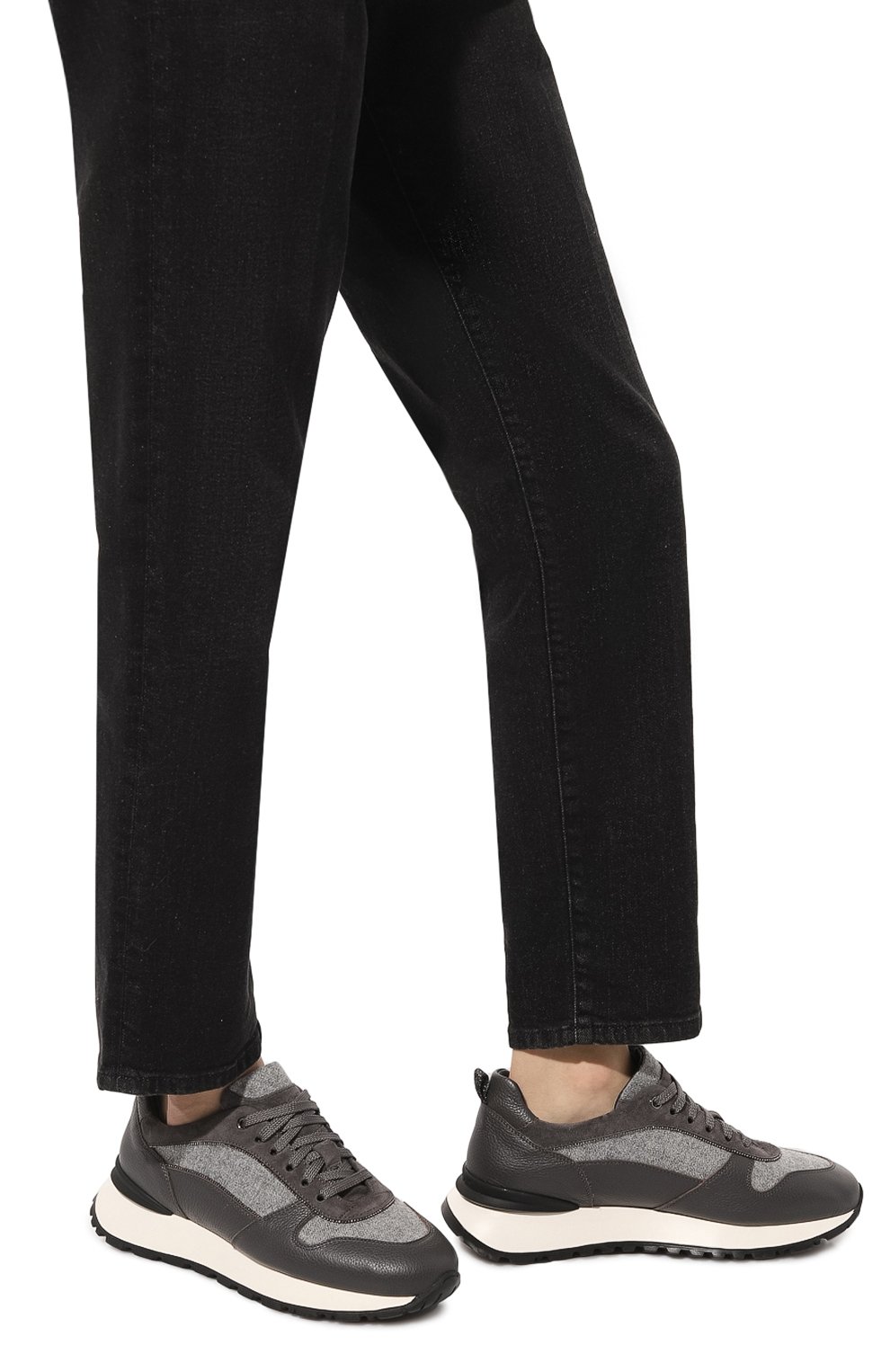 Комбинированные кроссовки DOUCAL'S, арт. DD8667WHITPN719N, фото 3