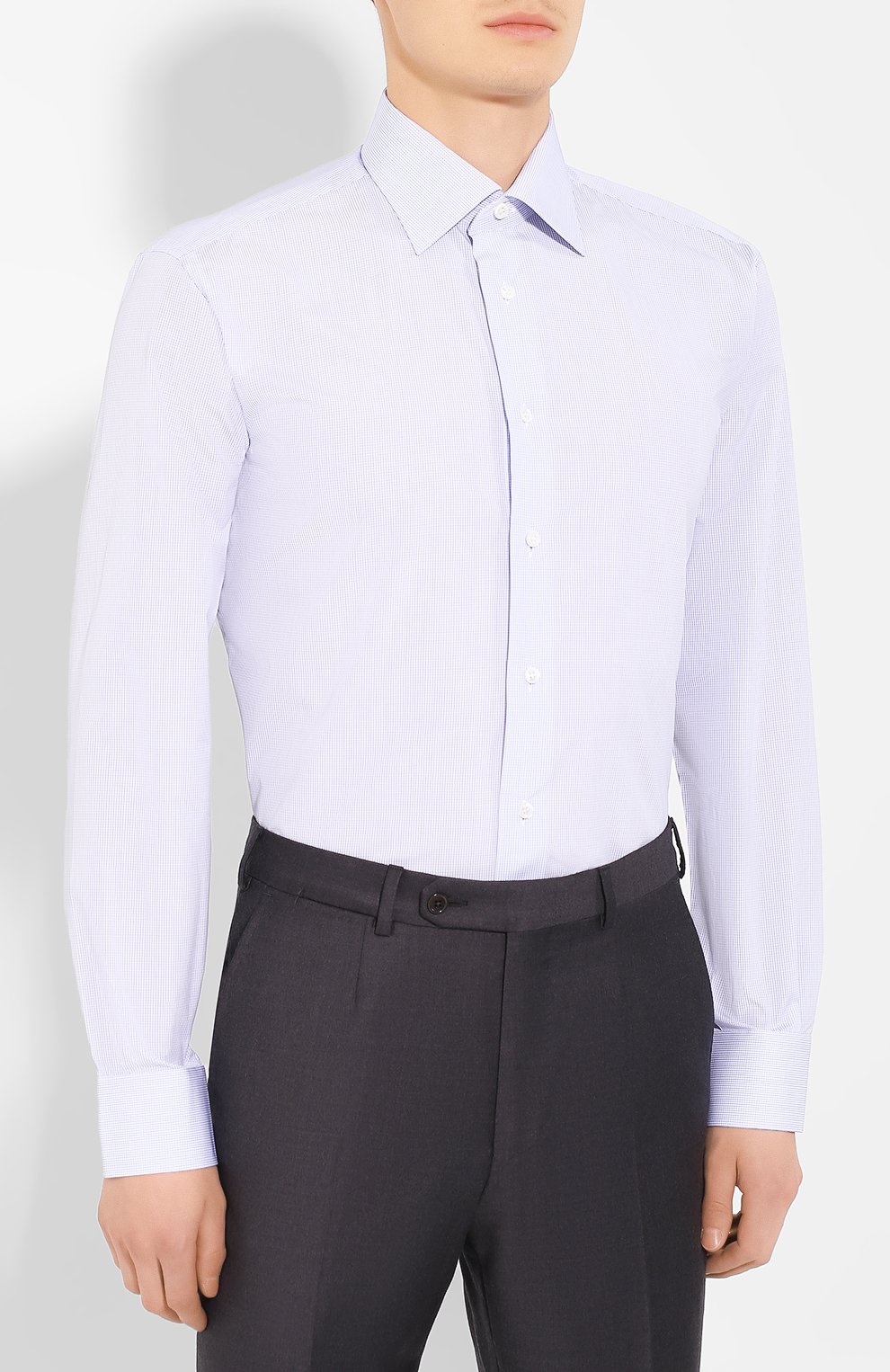 Хлопковая сорочка BRIONI, арт. RCLU1T/P90B7, фото 3