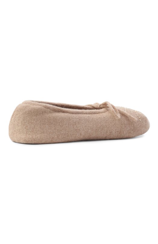 Кашемировые домашние туфли William Sharp SL02-19 Бежевый  SL02-19 Фото 5