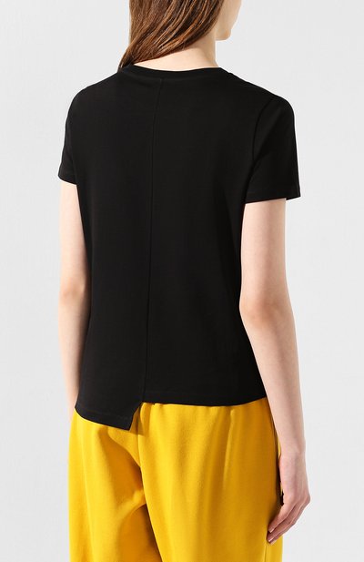 Хлопковая футболка LOEWE черного цвета по цене 29950 руб., арт. S6299062CR, фото 4 Хлопковая футболка LOEWE, арт. S6299062CR, фото 4