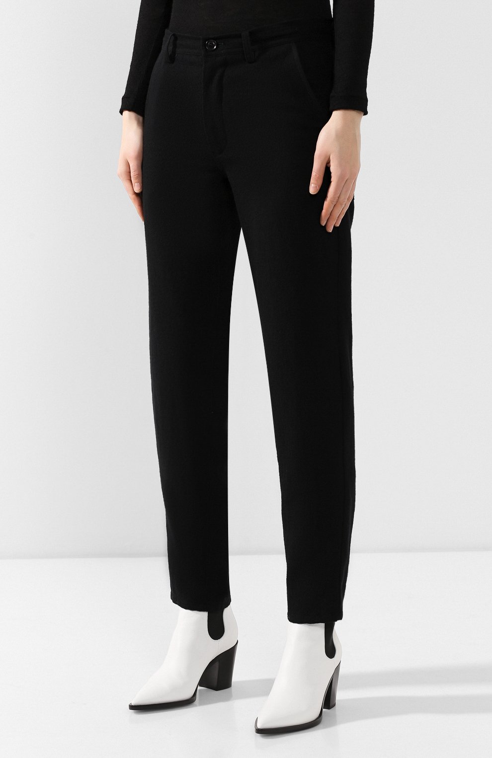 Шерстяные брюки YOHJI YAMAMOTO, арт. YJ-P06-126, фото 3