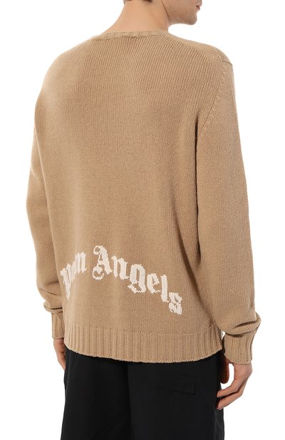 Шерстяной джемпер PALM ANGELS, арт. PMHE027C99KNI0016101, фото 4