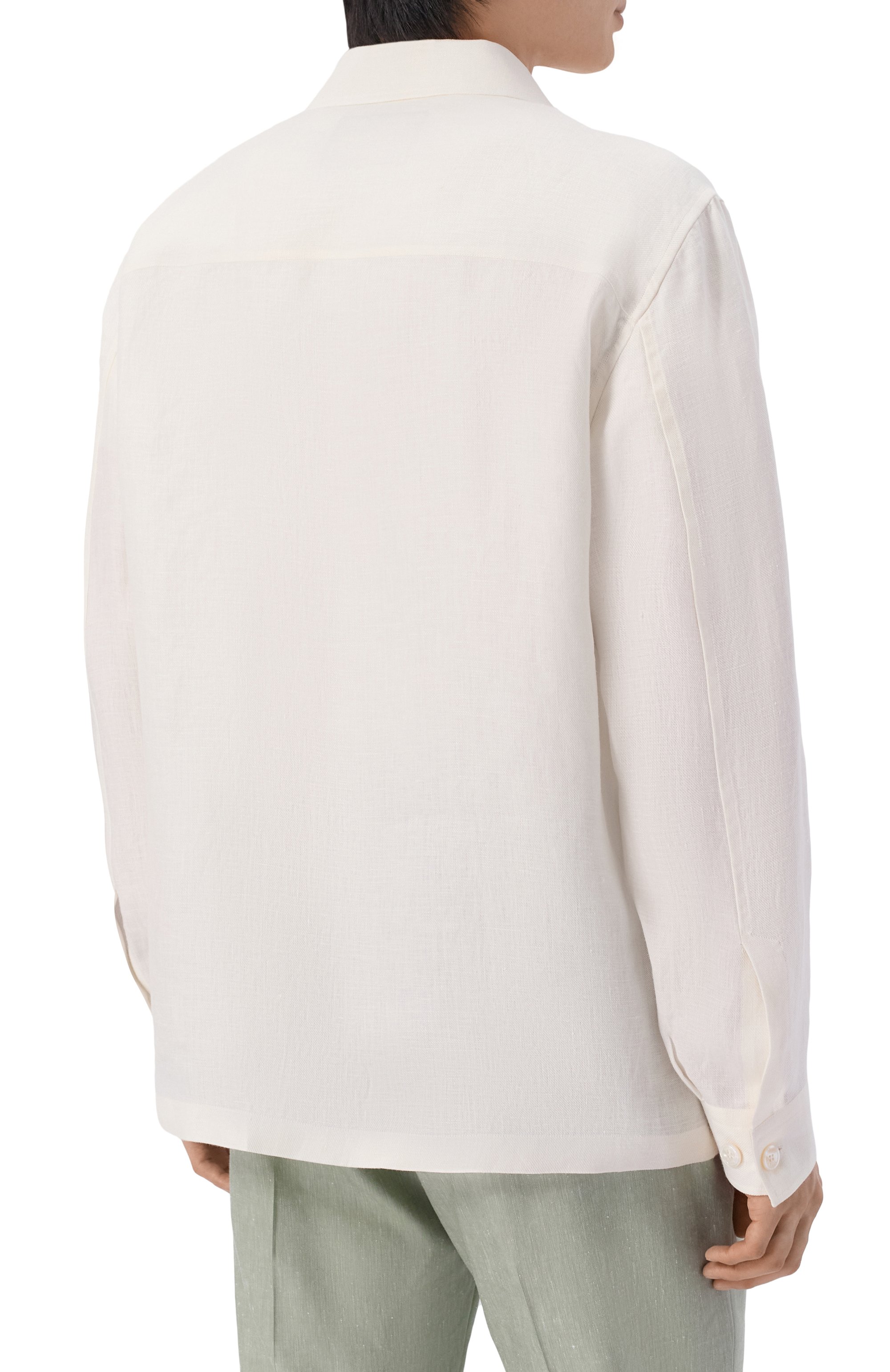 Льняная рубашка STEFANO RICCI, арт. SP008363/BN2930, фото 4