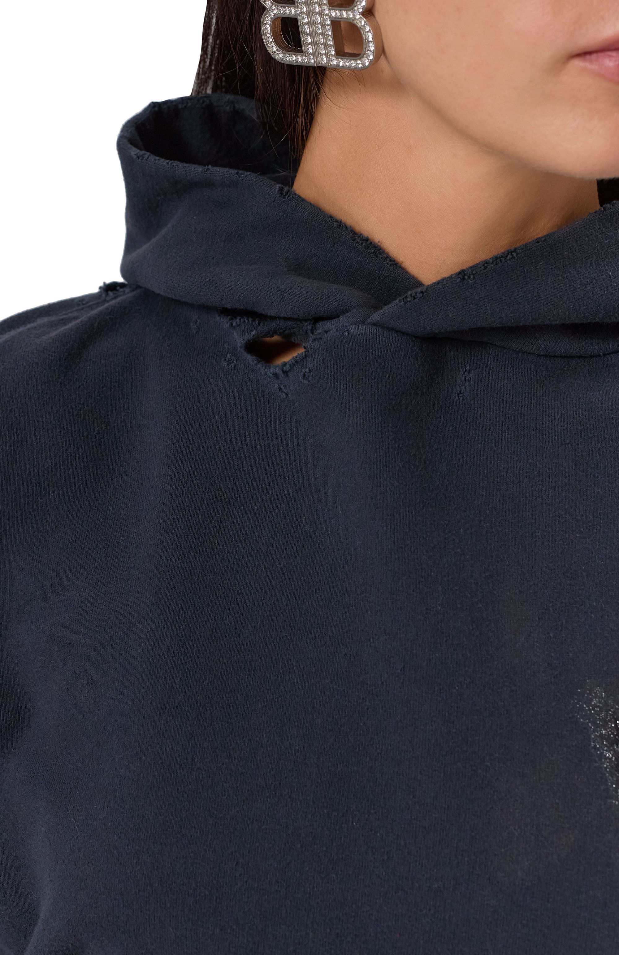 Хлопковое худи BALENCIAGA, арт. 783397/TSVD4, фото 5