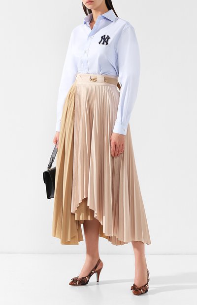 Хлопковая блуза свободного кроя GUCCI, арт. 543406/ZLE77, фото 2