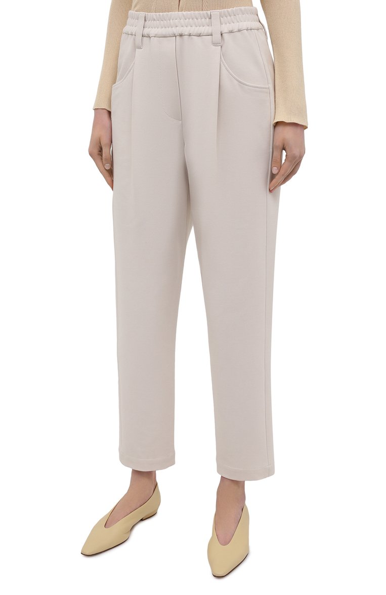 Хлопковые брюки BRUNELLO CUCINELLI, арт. MPR24P7745, фото 3