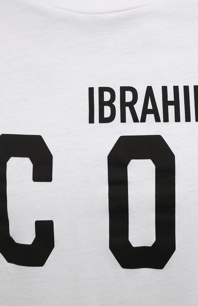 Хлопковая футболка DSQUARED2, арт. S79GC0026/S23009, фото 5