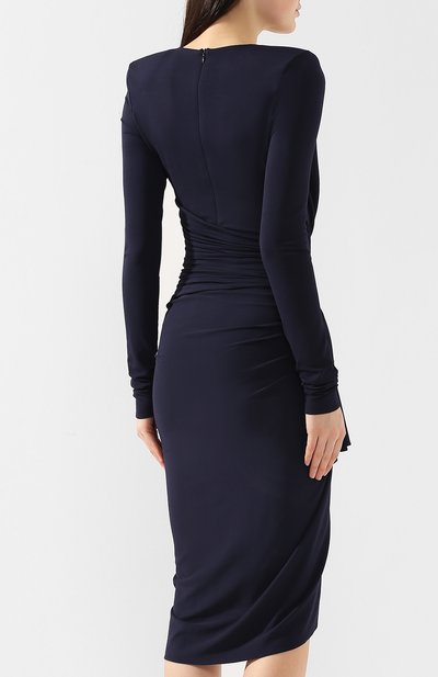 Платье с драпировкой ALEXANDRE VAUTHIER, арт. 191DR1019 0029, фото 4