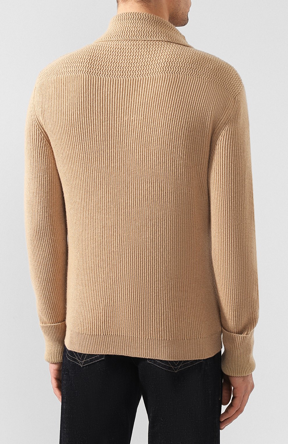 Кашемировый кардиган на пуговицах с отложным воротником TOM FORD, арт. BRK82/TFK154, фото 4