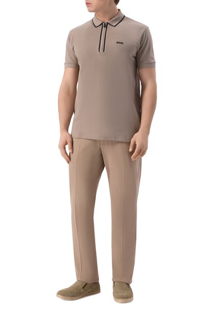 Хлопковое поло BOSS GREEN, арт. 50537489, фото 2