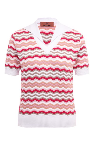 Женский пуловер из хлопка и вискозы MISSONI, арт. DS24SN0H/BK034F