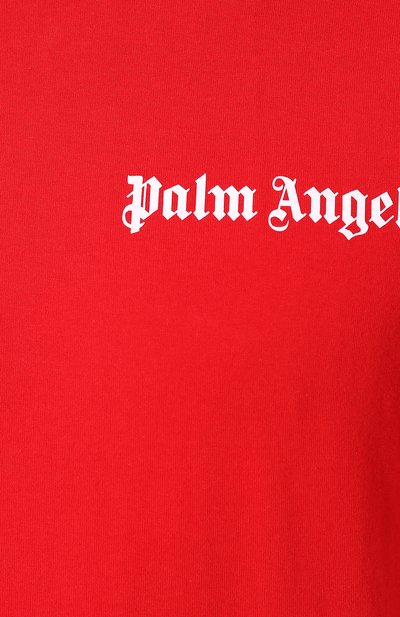 Хлопковая футболка PALM ANGELS, арт. PMAA001R204130012001, фото 5