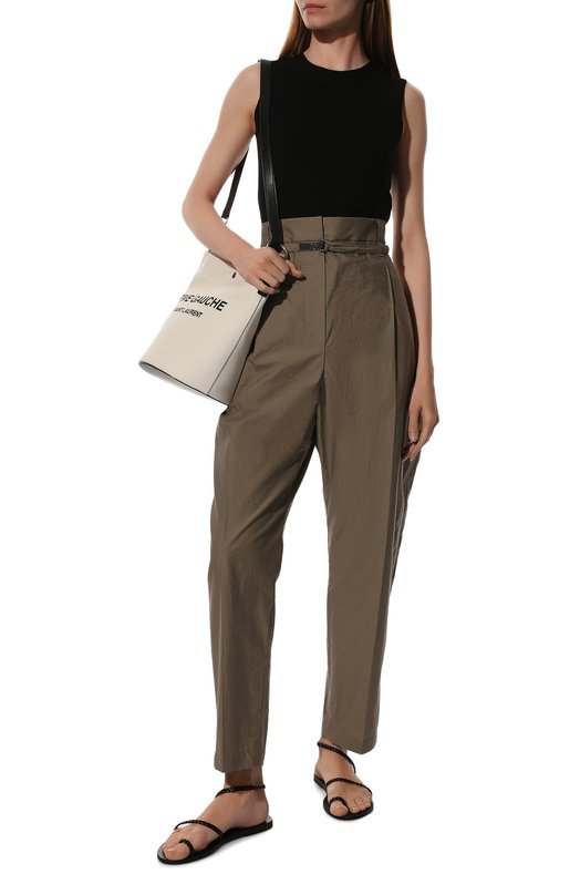 Топ из вискозы Giorgio Armani 8NAH30/AM05Z Чёрный  8NAH30/AM05Z Фото 2