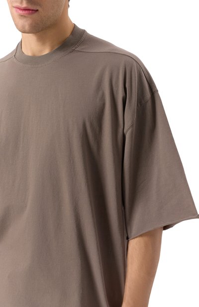 Хлопковая футболка RICK OWENS, арт. RP01E7204/JA, фото 5