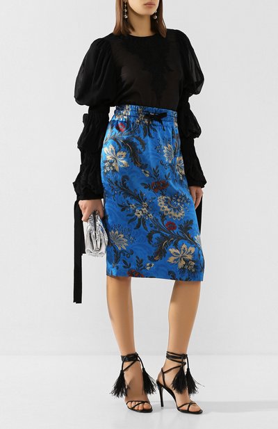 Шелковая юбка DRIES VAN NOTEN, арт. 201-10895-9413, фото 2