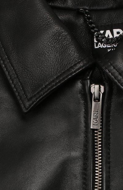Кожаная куртка KARL LAGERFELD KIDS, арт. Z26050/14A-16A, фото 3