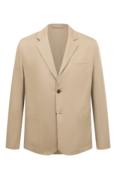 Хлопковый пиджак PRADA, арт. UGM143-1YOK-F0F24-211, фото 1