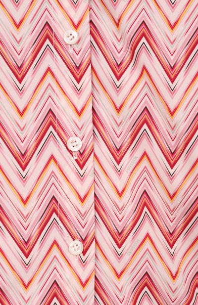 Хлопковая рубашка MISSONI розового цвета по цене 27850 руб., арт. MY5A71/P0597_001, фото 3 Хлопковая рубашка MISSONI, арт. MY5A71/P0597_001, фото 3
