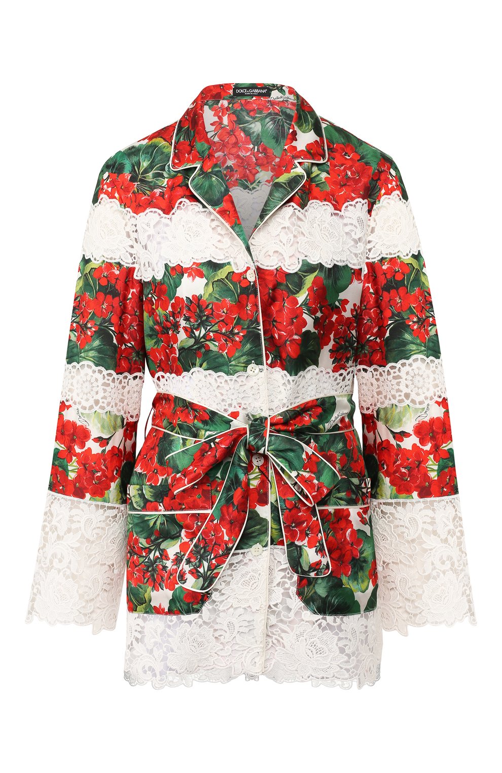 Блузка из смеси хлопка и шелка DOLCE & GABBANA, арт. F5J99Z/FGMFJ, фото 1