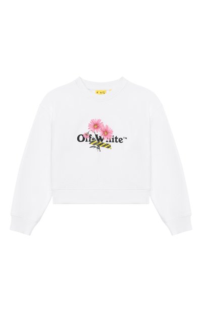 Хлопковый свитшот OFF-WHITE, арт. 0GBA013S26FLE001_001