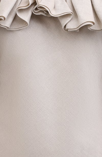 Платье из хлопка и льна JACQUEMUS, арт. 203DR01/128160, фото 5