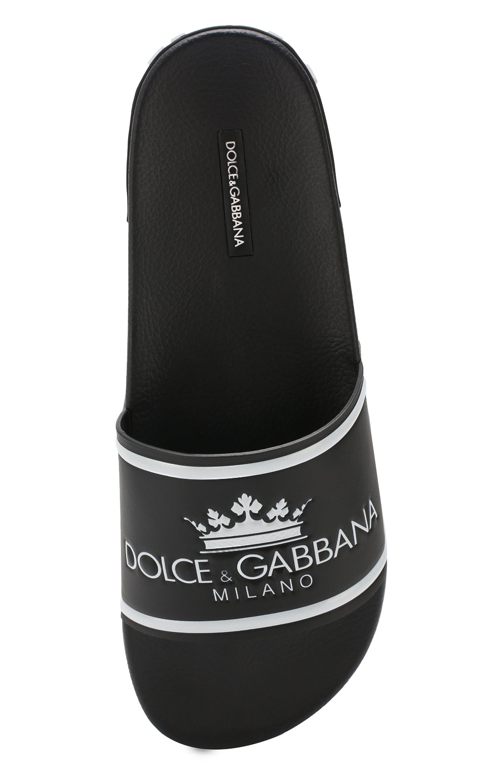 Кожаные шлепанцы saint barth DOLCE & GABBANA, арт. CS1646/AZ578, фото 5