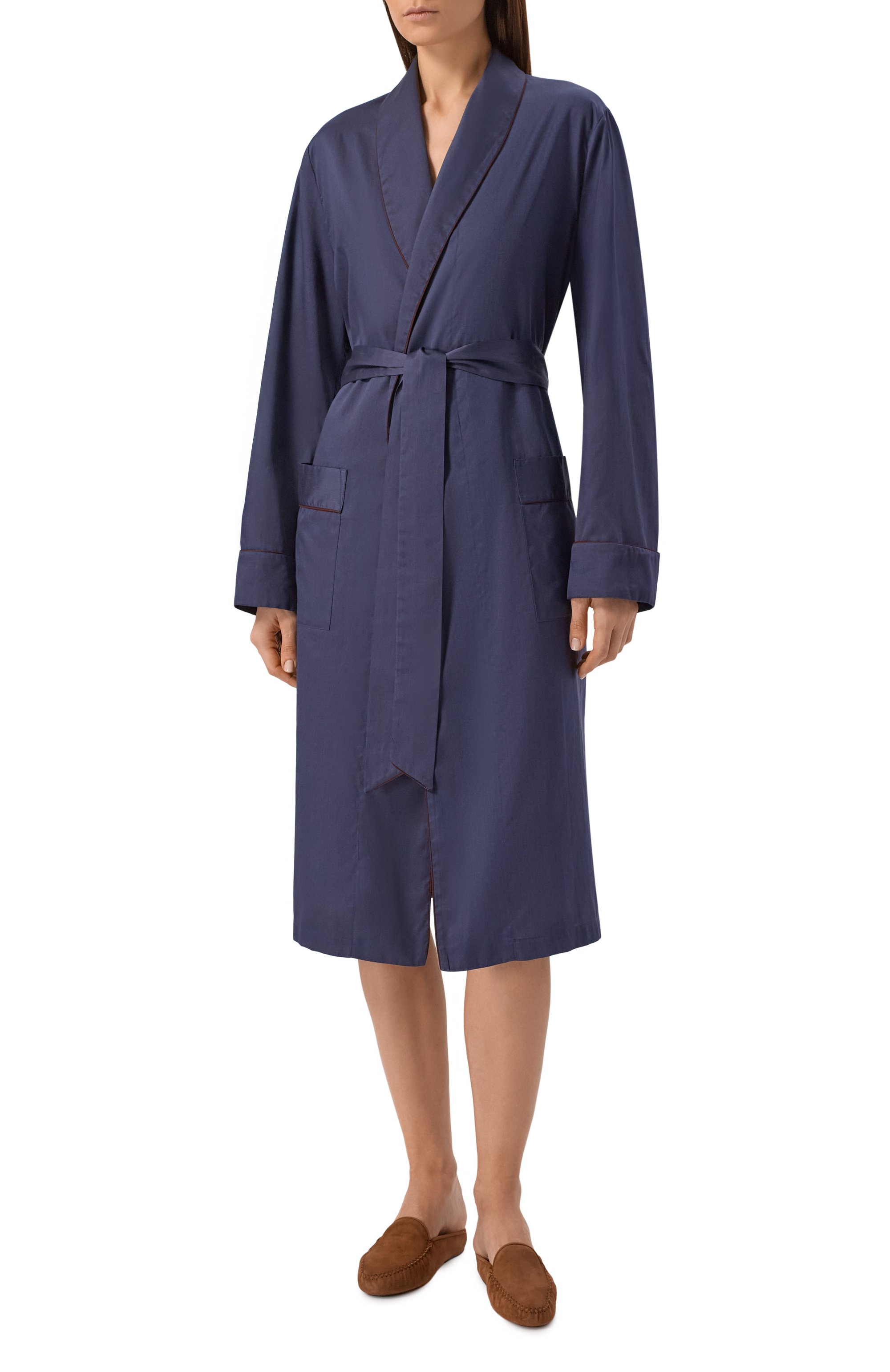 Хлопковый халат FRETTE, арт. 25N09032 00F 00960, фото 2