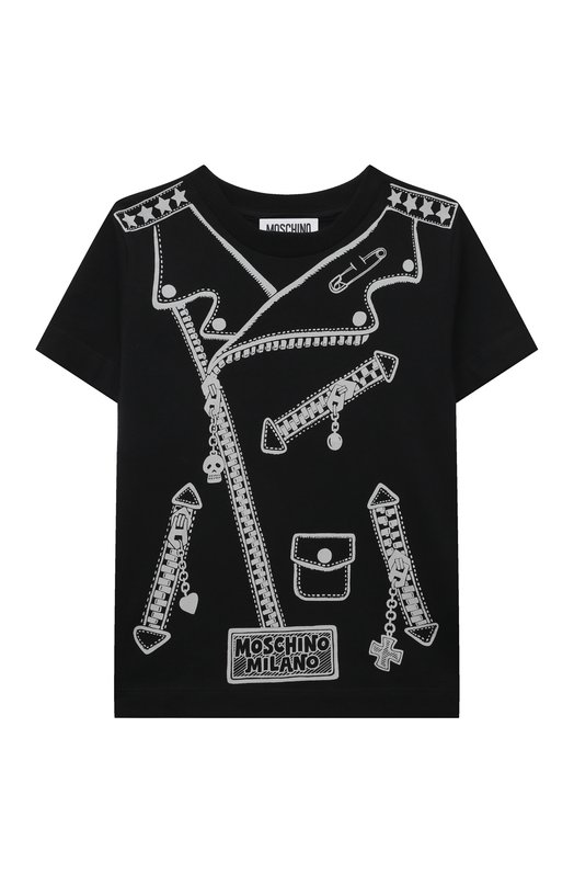 

Хлопковая футболка Moschino, Чёрный