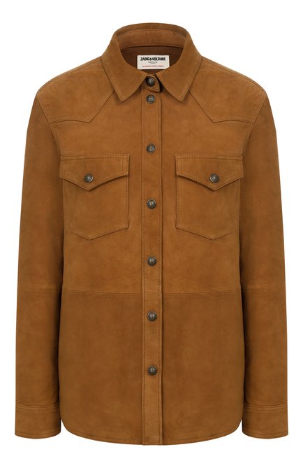 Женская замшевая рубашка ZADIG AND VOLTAIRE, арт. RWSH01033