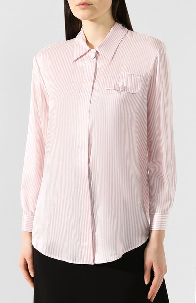 Шелковая рубашка GIORGIO ARMANI, арт. 9SHCCZ10/TZ195, фото 3