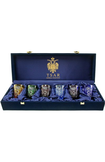Набор из 6-ти рюмок для водки tsarevitch TSAR разноцветного цвета по цене 106000 руб., арт. 480186, фото 2 Набор из 6-ти рюмок для водки tsarevitch TSAR, арт. 480186, фото 2