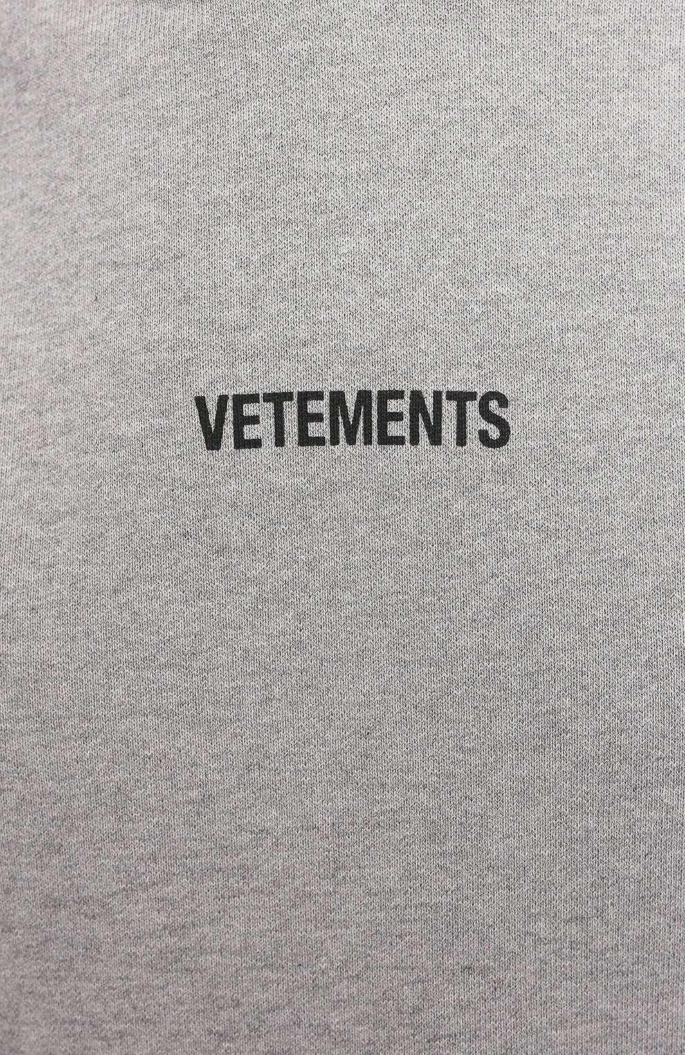 Хлопковое худи VETEMENTS, арт. UE51TR550G 1601/W, фото 5