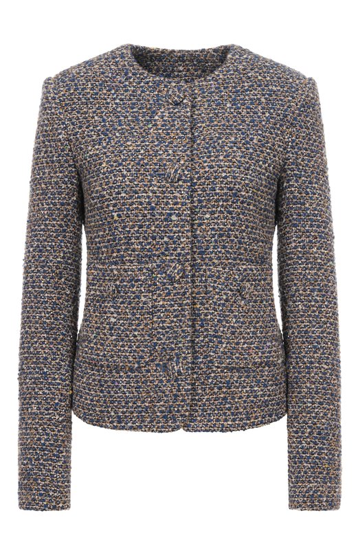 Жакет из кашемира и шелка MVST M25.1MW.J009/UBERTIN0 13783.1.1 Голубой M25.1MW.J009/UBERTIN0 13783.1.1