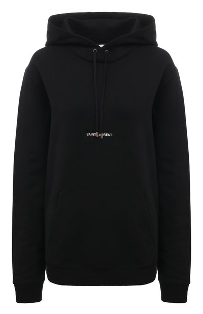 Женский хлопковое худи SAINT LAURENT, арт. T58P 677256