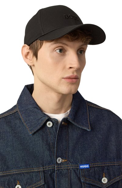 Хлопковая бейсболка BOSS, арт. 50495121, фото 2