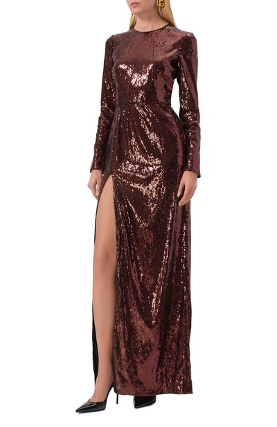 Платье с отделкой пайетками DOLCE & GABBANA, арт. I6I04W/FLMK4, фото 3