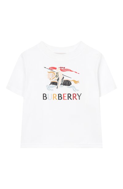 Хлопковая футболка BURBERRY, арт. 8121196