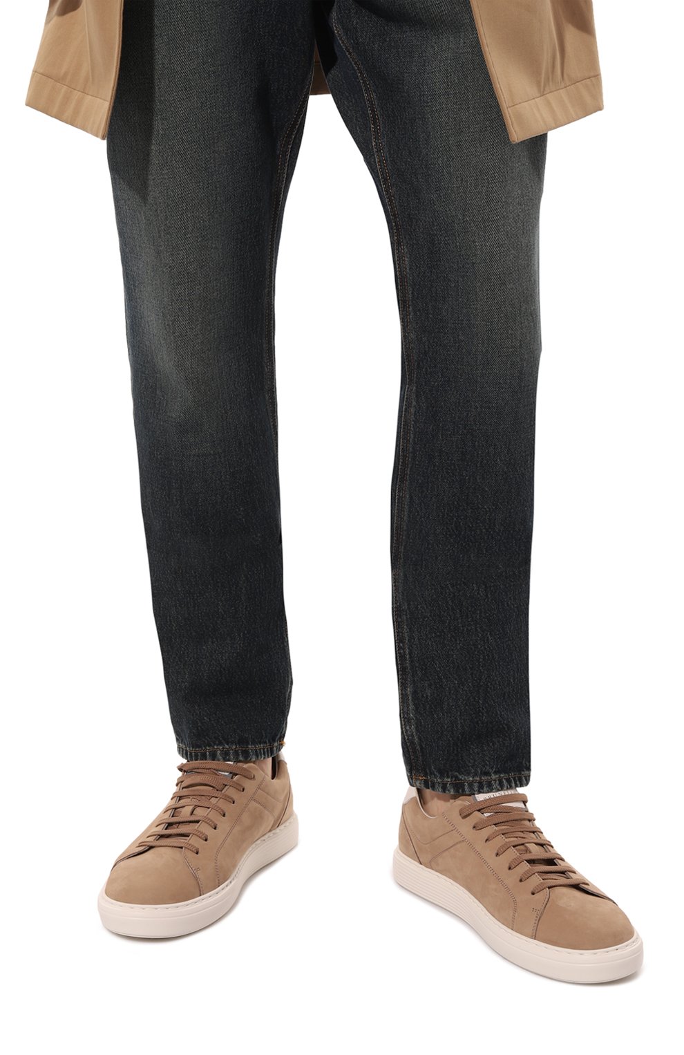 Кеды из нубука BRUNELLO CUCINELLI, арт. MZUDBB2047, фото 3