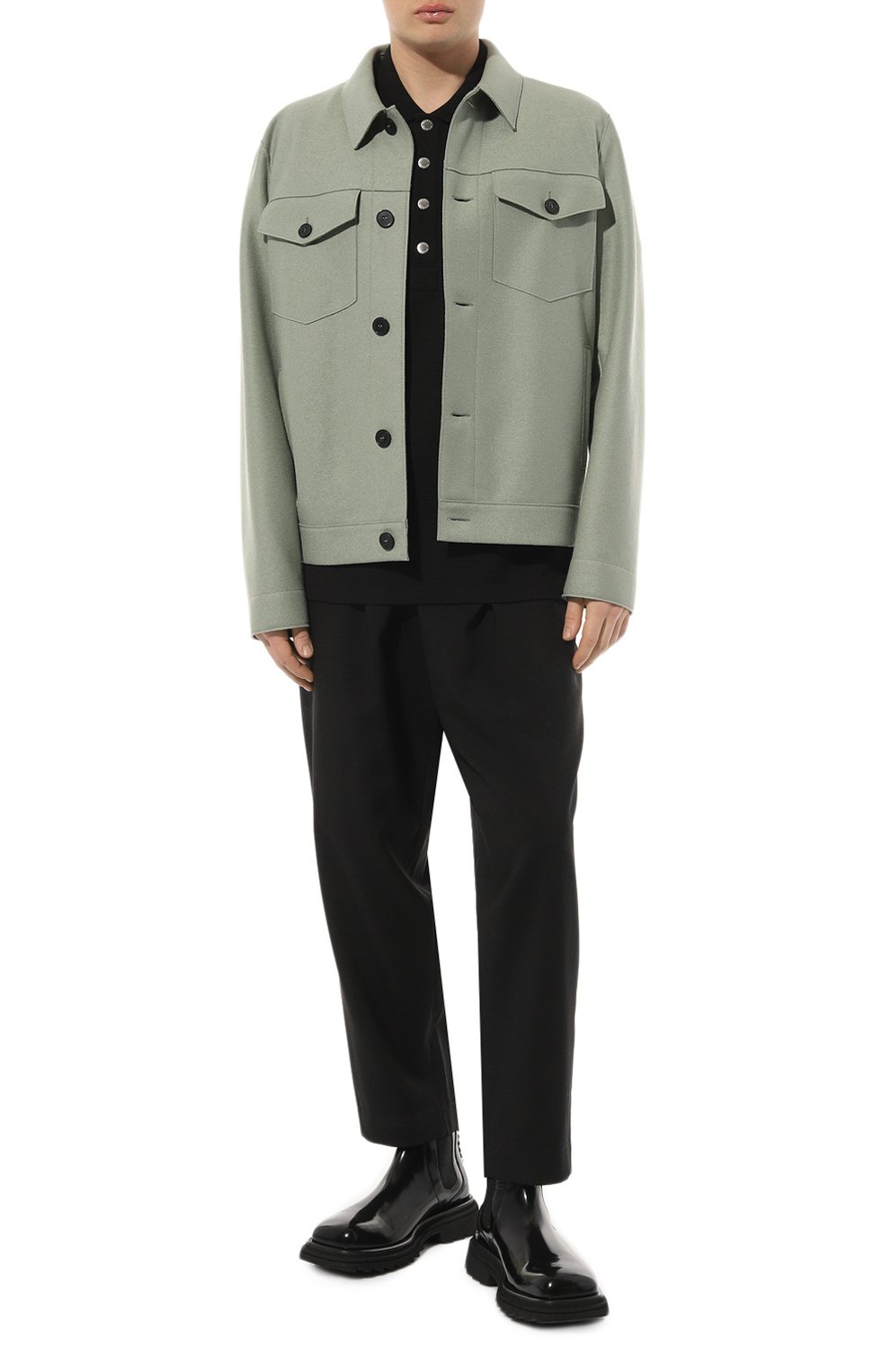 Хлопковое поло BALMAIN, арт. CH1GB000/JB82, фото 2